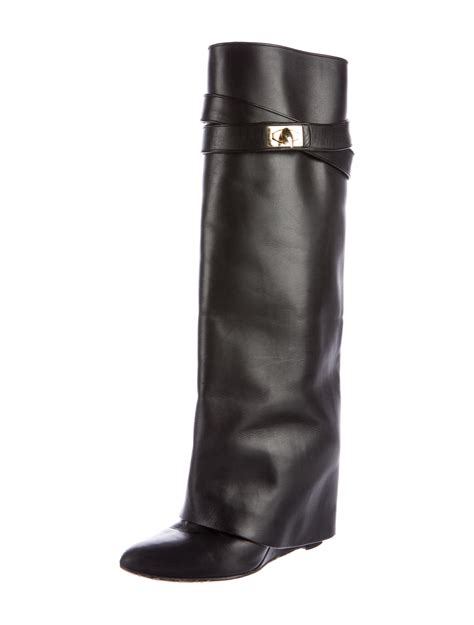 sale givenchy boots|Givenchy fold over boots.